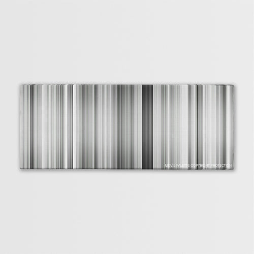 All About Eve color palette canvas print: thousands of thin vertical stripes of color