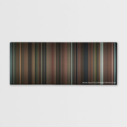 The Exorcism of Emily Rose color palette canvas print: thousands of thin vertical stripes of color