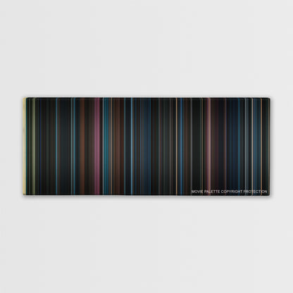 Harry Potter and the Order of the Phoenix color palette canvas print: thousands of thin vertical stripes of color