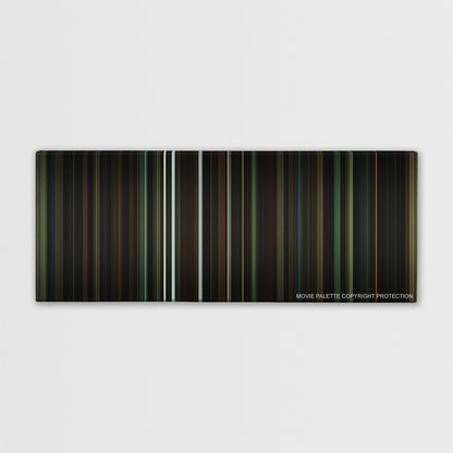 Harry Potter and the Half-Blood Prince color palette canvas print: thousands of thin vertical stripes of color