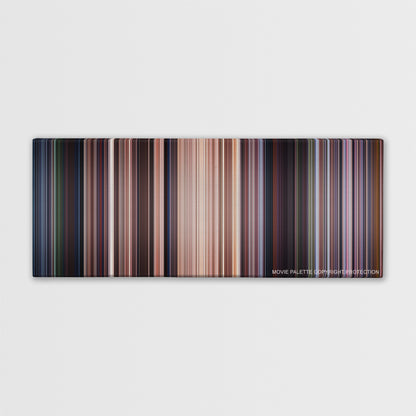 Star Wars: Episode I - The Phantom Menace color palette canvas print: thousands of thin vertical stripes of color