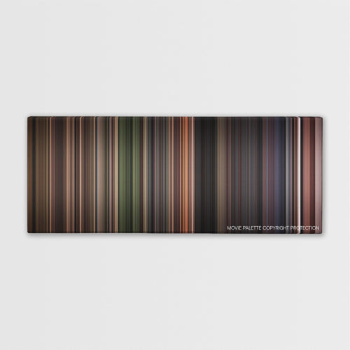 Stalker color palette canvas print: thousands of thin vertical stripes of color