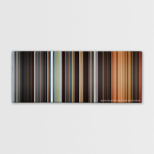 Star Wars: Episode II - Attack of the Clones color palette canvas print: thousands of thin vertical stripes of color