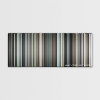 Flags of Our Fathers color palette canvas print: thousands of thin vertical stripes of color