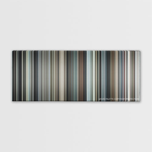 Flags of Our Fathers color palette canvas print: thousands of thin vertical stripes of color