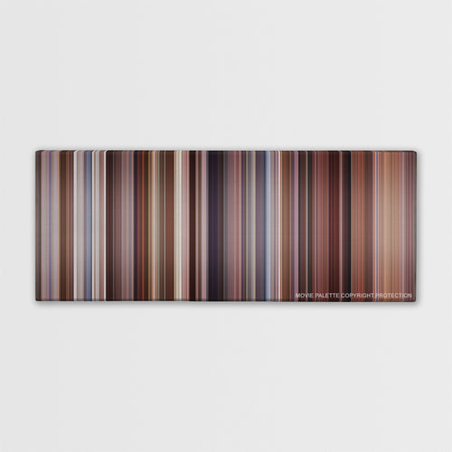 Two Weeks Notice color palette canvas print: thousands of thin vertical stripes of color