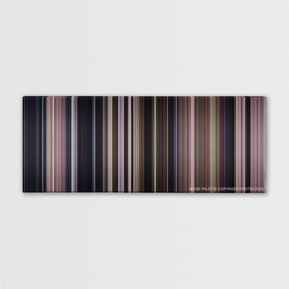 Monster color palette canvas print: thousands of thin vertical stripes of color