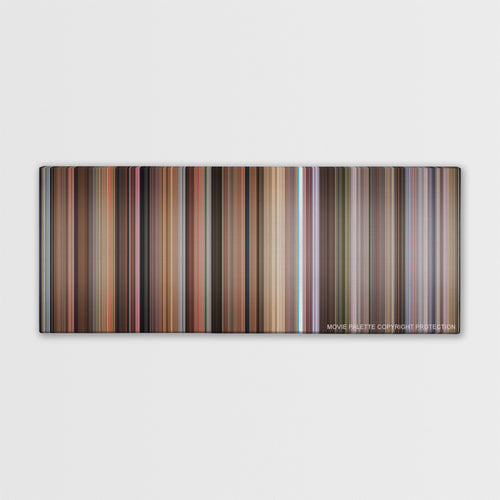 Old School color palette canvas print: thousands of thin vertical stripes of color