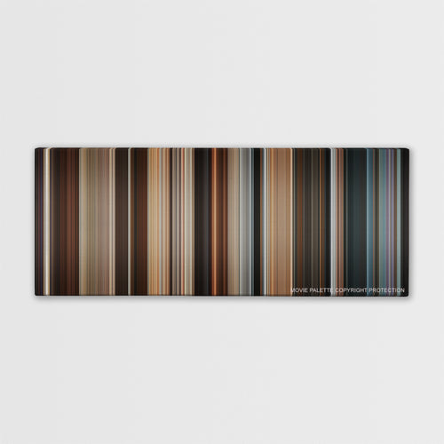 Los Idus de Marzo color palette canvas print: thousands of thin vertical stripes of color