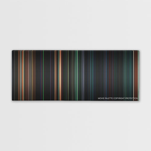 Aliens vs. Predator: Requiem color palette canvas print: thousands of thin vertical stripes of color