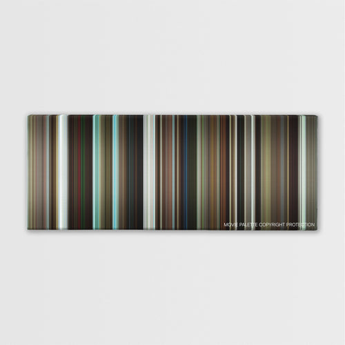 If I Stay color palette canvas print: thousands of thin vertical stripes of color