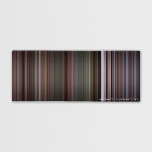 Reservoir Dogs color palette canvas print: thousands of thin vertical stripes of color