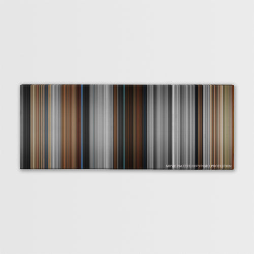 American History X color palette canvas print: thousands of thin vertical stripes of color