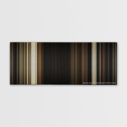 Us color palette canvas print: thousands of thin vertical stripes of color