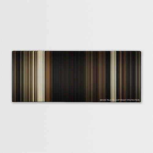 Us color palette canvas print: thousands of thin vertical stripes of color