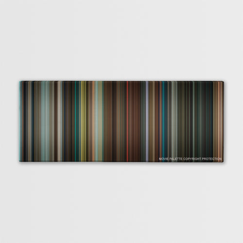 Ted color palette canvas print: thousands of thin vertical stripes of color