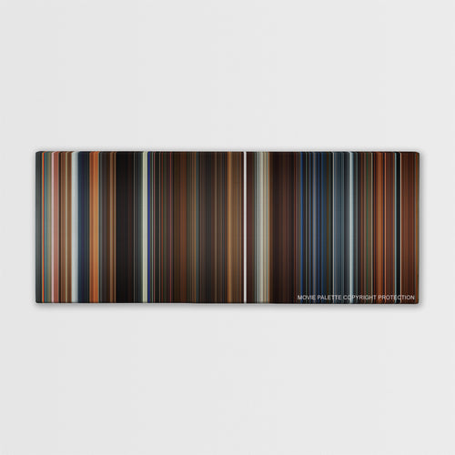 Ant-Man color palette canvas print: thousands of thin vertical stripes of color