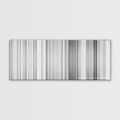 The Kid color palette canvas print: thousands of thin vertical stripes of color