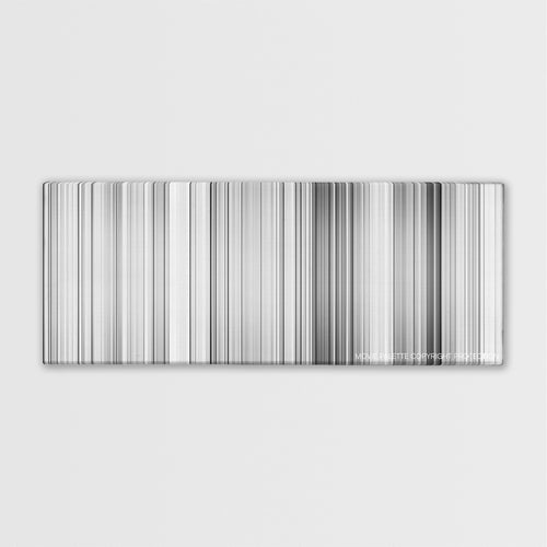 The Kid color palette canvas print: thousands of thin vertical stripes of color