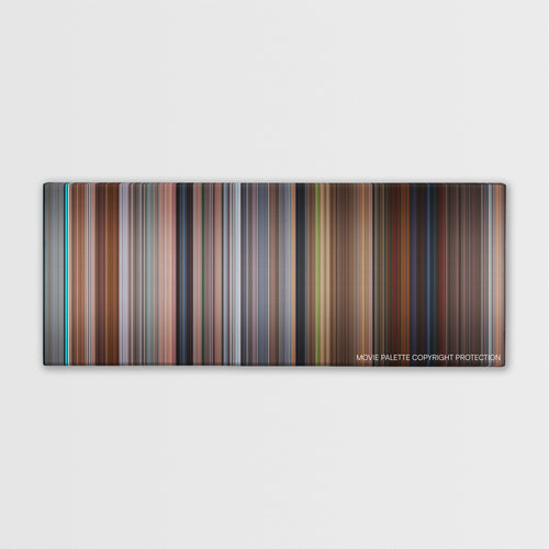 Scary Movie 4 color palette canvas print: thousands of thin vertical stripes of color
