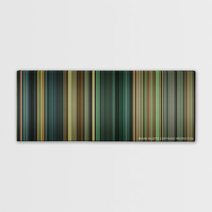 Limitless color palette canvas print: thousands of thin vertical stripes of color