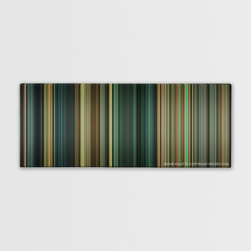 Limitless color palette canvas print: thousands of thin vertical stripes of color