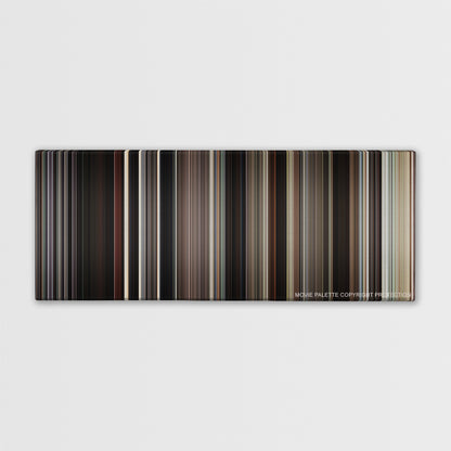 Looper color palette canvas print: thousands of thin vertical stripes of color