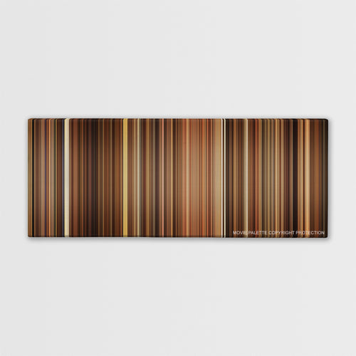 Lock, Stock and Two Smoking Barrels color palette canvas print: thousands of thin vertical stripes of color