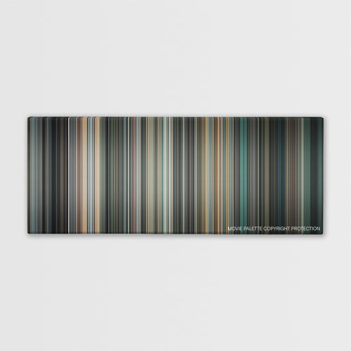 The Call color palette canvas print: thousands of thin vertical stripes of color