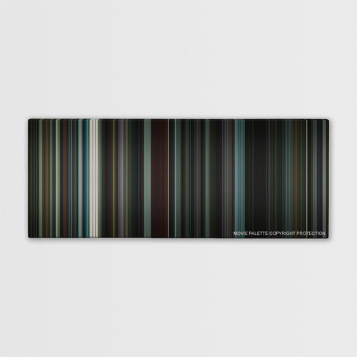 Nightcrawler color palette canvas print: thousands of thin vertical stripes of color