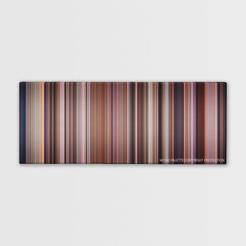 Pay It Forward color palette canvas print: thousands of thin vertical stripes of color