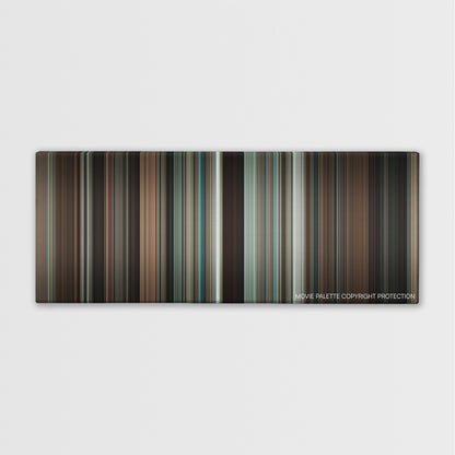 Brothers color palette canvas print: thousands of thin vertical stripes of color