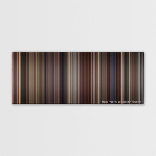 Rain Man color palette canvas print: thousands of thin vertical stripes of color