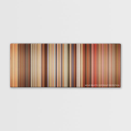 Any Given Sunday color palette canvas print: thousands of thin vertical stripes of color