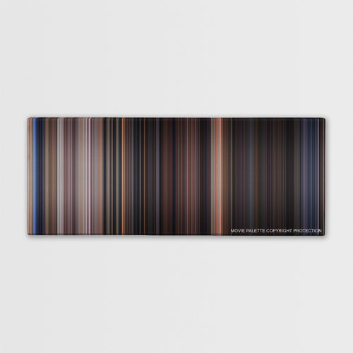 Back to the Future Part II color palette canvas print: thousands of thin vertical stripes of color