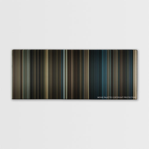 Sherlock Holmes: A Game of Shadows color palette canvas print: thousands of thin vertical stripes of color