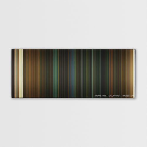 Ready or Not color palette canvas print: thousands of thin vertical stripes of color
