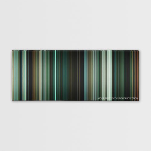 The Crazies color palette canvas print: thousands of thin vertical stripes of color