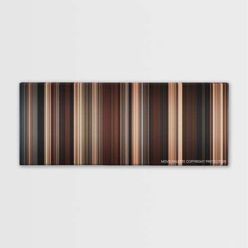Water for Elephants color palette canvas print: thousands of thin vertical stripes of color