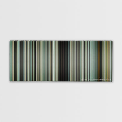 American Sniper color palette canvas print: thousands of thin vertical stripes of color