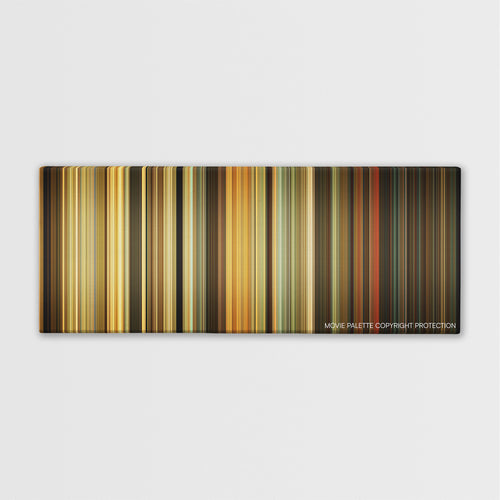 The Family color palette canvas print: thousands of thin vertical stripes of color