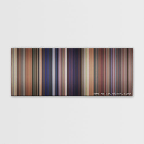 The Nutty Professor color palette canvas print: thousands of thin vertical stripes of color