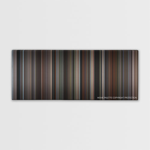 The Life of David Gale color palette canvas print: thousands of thin vertical stripes of color