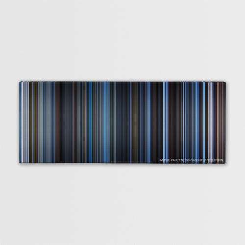 The Day After Tomorrow color palette canvas print: thousands of thin vertical stripes of color