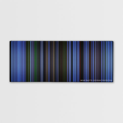 Saw color palette canvas print: thousands of thin vertical stripes of color