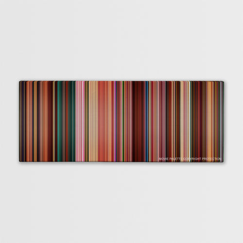 Wreck-It Ralph color palette canvas print: thousands of thin vertical stripes of color