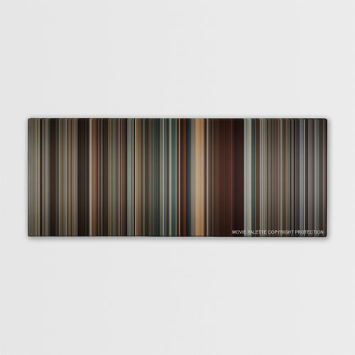 The Irishman color palette canvas print: thousands of thin vertical stripes of color