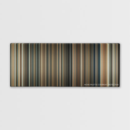 The Best Offer color palette canvas print: thousands of thin vertical stripes of color