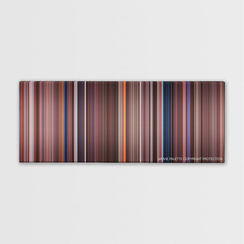 Spy Kids color palette canvas print: thousands of thin vertical stripes of color