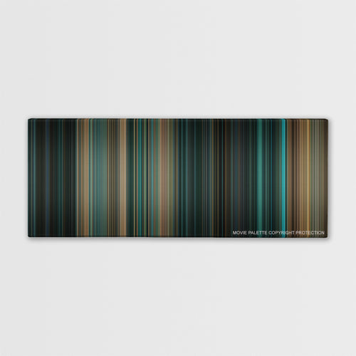 Live Free or Die Hard color palette canvas print: thousands of thin vertical stripes of color